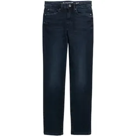 Tom Tailor Damen TTELVA STRAIGHT High Waist Jeans, blau, Uni, Gr. 31/32