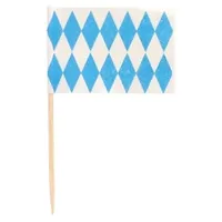 Papstar Deko-Picker 8 cm 200 St. Blau/Weiß