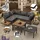 XDOVET Gartenlounge-Set 7-tlg. Grau