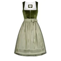 Nübler Dirndl Midi Kamila grün 48