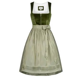 Nübler Dirndl Midi Kamila grün 48