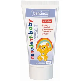 Dentinox Gesellschaft für pharmazeutische Präparate - Lenk & Schuppan KG nenedent-baby Zahncreme ohne Fluorid Einzeltube