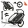 hauck Bike N Walk Duo Fahrradanhänger grau