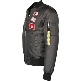 Top Gun Bomberjacke grau M