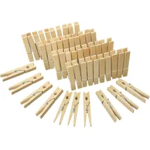 BÜRSTENMANN Wäscheklammern Holz