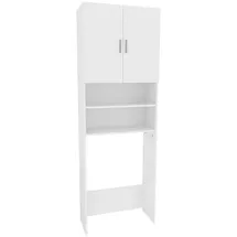 Vicco Waschmaschinenschrank Martha Weiß, 64 x 190 cm, mit 2 Kurzen Türen