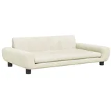 vidaXL Kindersofa Creme 100x54x33 cm Samt