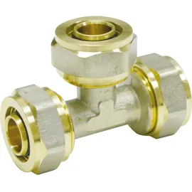 Pipetec Schraubfitting T-Stück Messing 20 x 20 x 20 mm