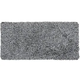 Beliani CIDE Shaggyteppich 80 x 150 cm Schwarz/Weiß