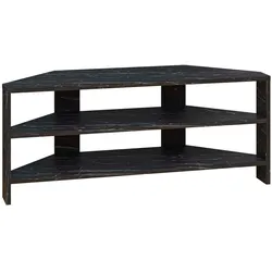 TV-Schrank DECORTIE "Thales TV Schrank", schwarze marmoreffekt, B:110cm H:45cm T:36cm, Spanplatte, Schränke, Einfache Montage,Platzsparend