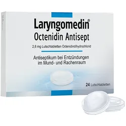 LARYNGOMEDIN Octenidin Antisept 2,6 mg Lutschtabl. 24 St