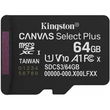 Kingston Canvas Select Plus microSD 64GB micSDXC Gen3 o.Adapter
