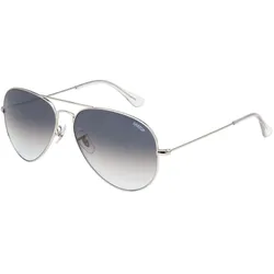 iVIATOR Sunglasses-Silver-126 Gradient Grey