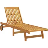 vidaXL Sonnenliege 114 x 67 x 85 cm Braun