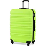 luxuskollektion Hartschalen-Trolley 4-Rollen 56 cm / 40 l blau/braun