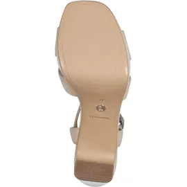 TAMARIS Blockabsatz-Sandalette Damen Beige 40