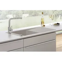 Villeroy & Boch Timeline 60 flat stone white + Excenterbetätigung + Ablaufgarnitur