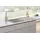 Villeroy & Boch Timeline 60 flat stone white + Excenterbetätigung + Ablaufgarnitur
