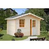 Gartenhaus Holz 28mm EMMA 260x220cm 28mm Wände Blockhaus Gerätehaus