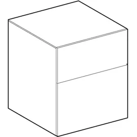 Geberit Xeno2 45x51x46,2cm, m 2 Laden, strukt./sch.-gr