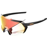 100% Korbin Photochromic Sportbrille (Größe ONE SIZE, schwarz)