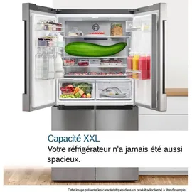 Bosch KAD93AIDP Serie 6 Side-by-Side (562 l, 1787 mm hoch, Edelstahl)