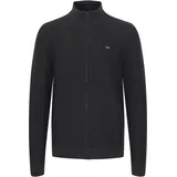 FQ1924 FQVillum Herren, Strickjacke Cardigan Feinstrick mit hochabschließendem Kragen, Größe:XL, Farbe:Charcoal mix), (200278) | XL