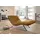 W.Schillig Relaxliege daily dreams Polyester 95 x 91 x 170 cm Gelb mit Kissen