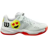 Wilson Kinder Tennisschuhe Wilson Kaos Emo K Opal Blue/White EUR 32 - Weiß