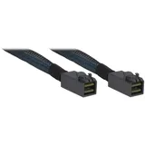 Inter-Tech 1m 2xSFF 8643, Schwarz, Blau,