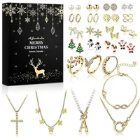LuxusKollektion Schmuck-Adventskalender Weihnachts-Schmuck Adventskalender 2024 für Damen Mädchen, 24