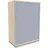 FM Büromöbel Sidney Rollladenschrank 80 x 113,3 x 44,2 cm braun