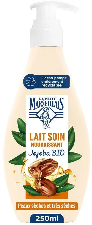 Le Petit Marseillais Voedende Verzorgingsmelk voor Droge en Zeer Droge Huid 250 ml Melk