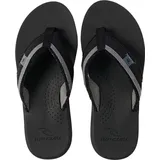Rip Curl Reactor OPEN TOE Sandale 2024 schwarz, Schwarz - Schwarz - 44