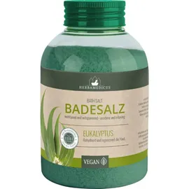 Schmees Herbamedicus Badesalz Eukalyptus entspannend befreiend Bath Salt Vegan