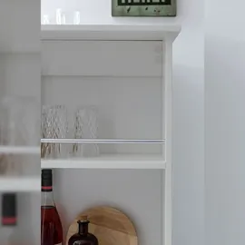 KADIMA DESIGN Bartisch WL5.732 120 x 107,5 x 60 cm Stehtisch Holz in Weiß | Gr.: onesize