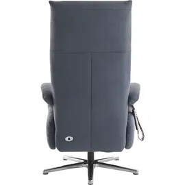 sit&more TV-Sessel SIT & MORE "Tycoon mit Kopfteilverstellung und 360 Drehfunktion", grau, B:74cm H:112cm T:82cm, 100% Polyester, Sessel, wahlweise manuell oder elektrischer Funktion, auch mit Akku (kabellos)