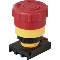 TRU Components TC-12835272 ONPOW26-K-TSA Not-Halt-Pilzdrucktaster Knopf Rot
