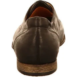 THINK! Herren GURU chromfrei gegerbte nachhaltige Halbschuhe, Schwarz 0010