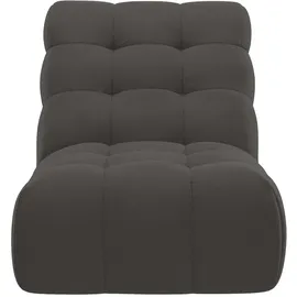 Home Affaire XXL-Sessel HOME AFFAIRE "AURELIAN Loveseat XXL mit Hocker im Set, Lese-Sessel, Relaxsessel", grau (dunkelgrau), B:88,5cm H:95,5cm T:130cm, 100% Polyester, Sessel, XXL-Sessel, mit Wellenunterfederung, Struktur fein, Struktur grob, Velours