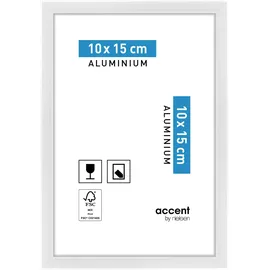 Nielsen Accent Aluminium weiß 10x15 cm 2 St.