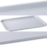 APS Fast Food-Tablett eckig 35x27cm, aus Kunststoff, grau