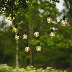 LED Party Lichterkette CIRCUS 10 Kugeln Filament LED 4,5m für Garten Terrasse