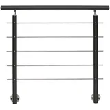 TREBA Geländer-Set AB9 150 cm Aluminium Anthrazit