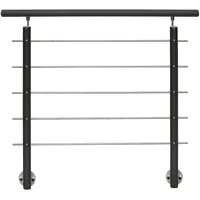 TREBA Geländer-Set AB9 150 cm Aluminium Anthrazit