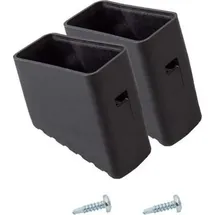 Krause Monto Lockenfüße schwarz 40 x 20 mm