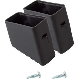 Krause Monto Lockenfüße schwarz 40 x 20 mm