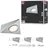 Paulmann LED Unterschrankleuchte Dreieck 3x2,8W 140x110mm 3x170lm 230/12V Eisen gebürstet
