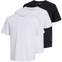 JACK & JONES Organic Basic 3 Pack Kurzarm-T-Shirt Black / Pack 1 Black / 1 Navy / 1 White 2XL