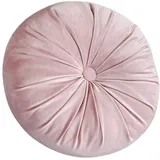 JYCRA Runder Samt-Kissen, einfarbig, plissiert, gefüllt, Kürbis-Kissen, Couchkissen, dekoratives Bodenkissen für Zuhause, Sofa, Stuhl, Bett, Auto